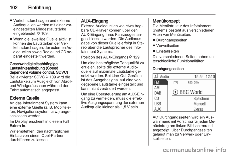 OPEL CORSA 2013  Infotainment-Handbuch (in German) 