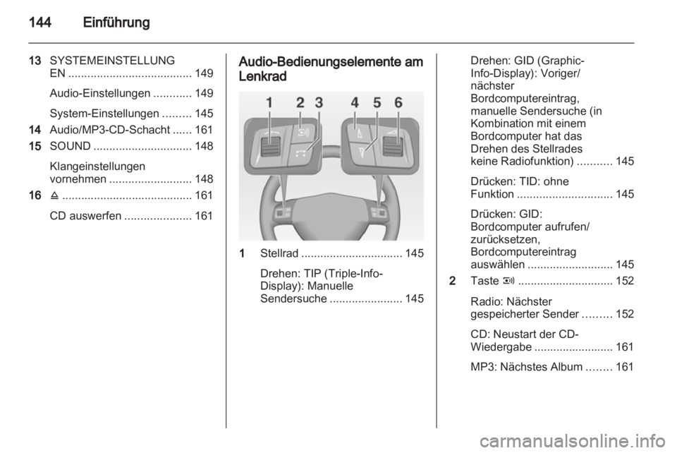 OPEL CORSA 2013  Infotainment-Handbuch (in German) 