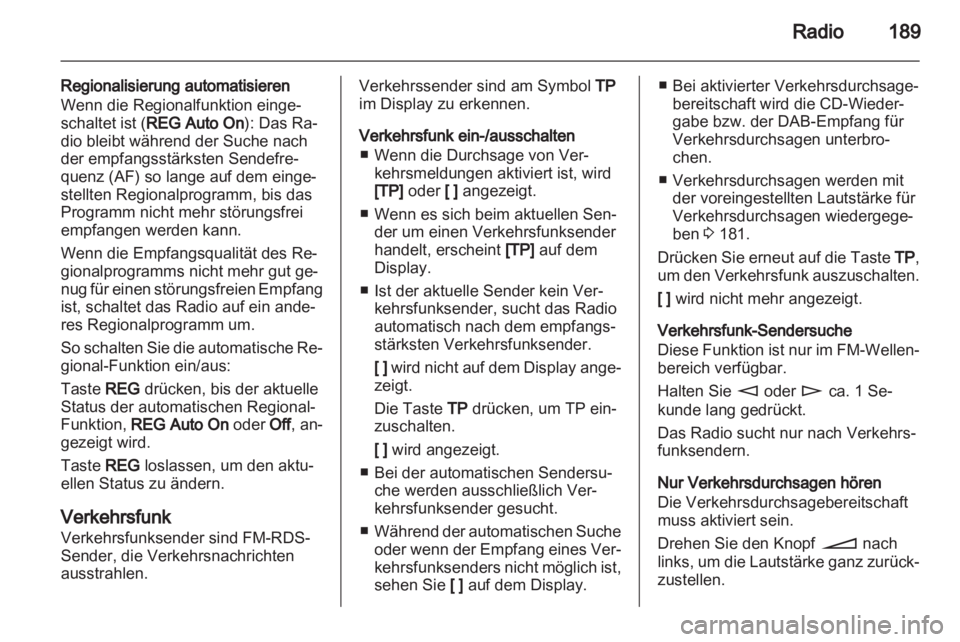 OPEL CORSA 2013  Infotainment-Handbuch (in German) 