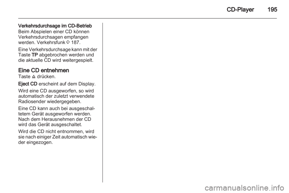 OPEL CORSA 2013  Infotainment-Handbuch (in German) 
