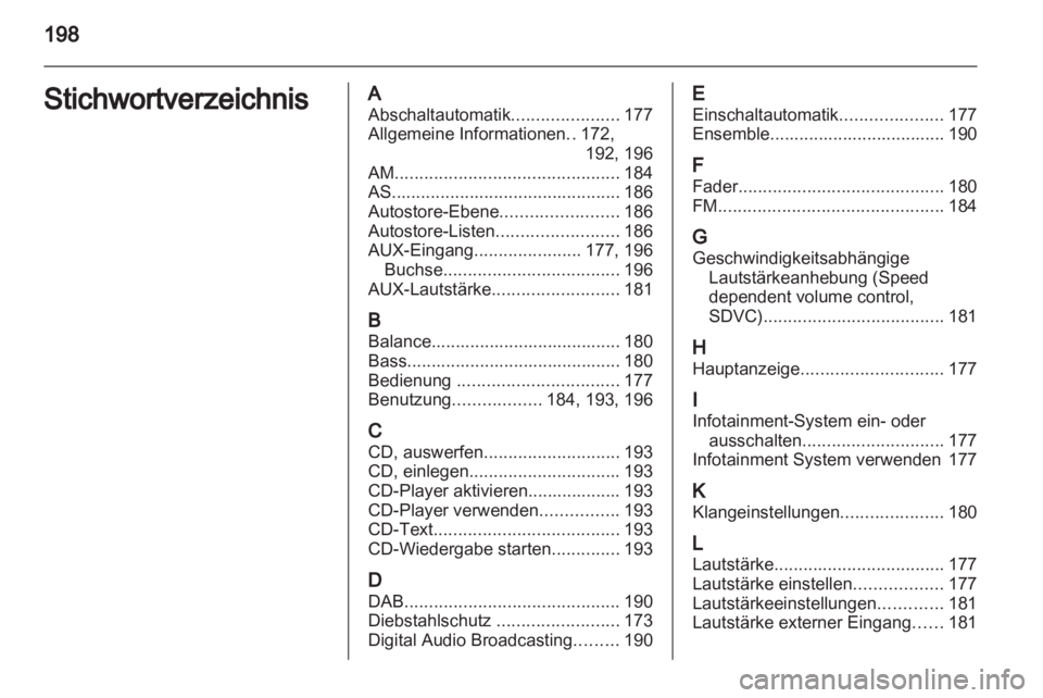 OPEL CORSA 2013  Infotainment-Handbuch (in German) 