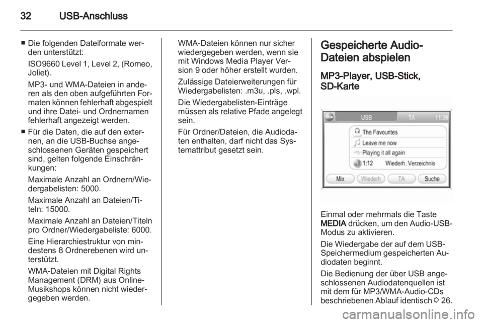 OPEL CORSA 2013  Infotainment-Handbuch (in German) 