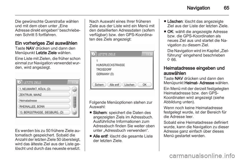 OPEL CORSA 2013  Infotainment-Handbuch (in German) 