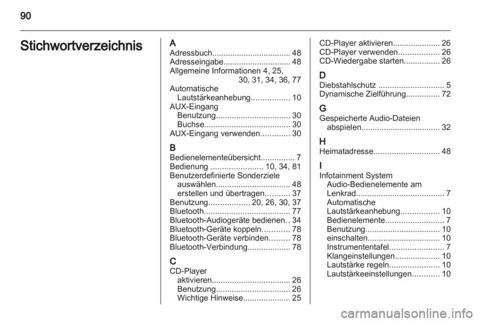 OPEL CORSA 2013  Infotainment-Handbuch (in German) 