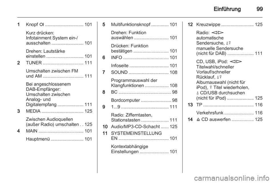 OPEL CORSA 2013  Infotainment-Handbuch (in German) 