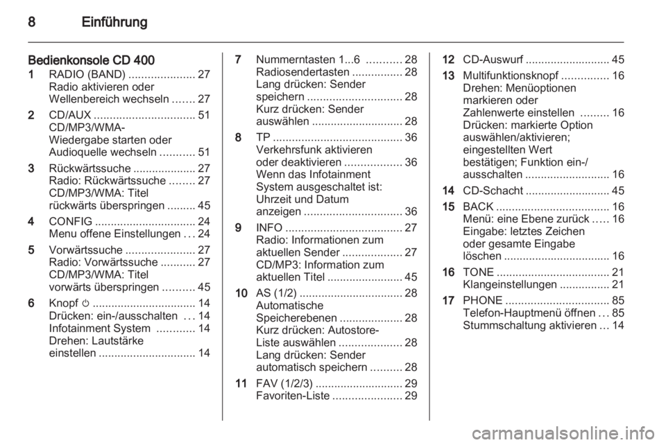 OPEL INSIGNIA 2010.5  Infotainment-Handbuch (in German) 