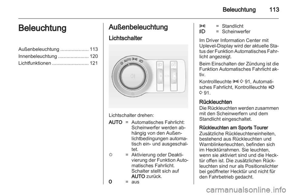 OPEL INSIGNIA 2010.5  Betriebsanleitung (in German) 