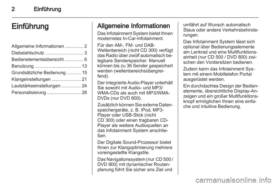 OPEL INSIGNIA 2011  Infotainment-Handbuch (in German) 