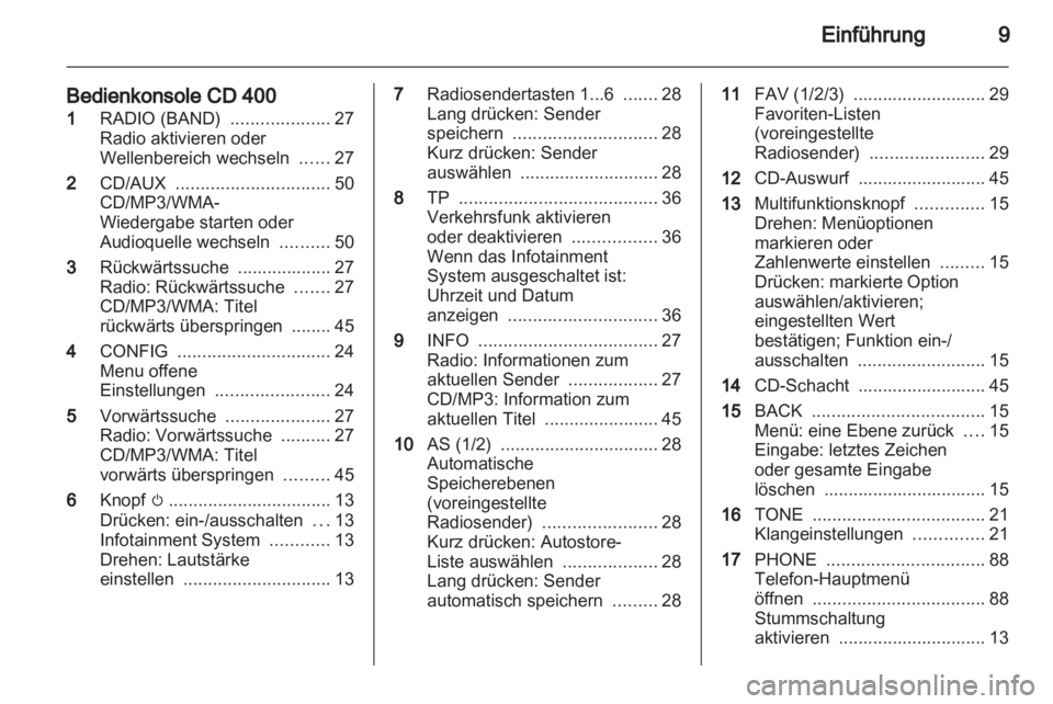 OPEL INSIGNIA 2011 Infotainment-Handbuch (in German) OPEL INSIGNIA 2011 Infotainment-Handbuch (in German)