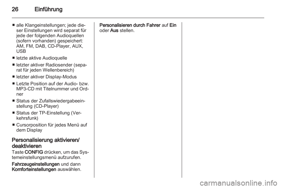 OPEL INSIGNIA 2012 Infotainment-Handbuch (in German) OPEL INSIGNIA 2012 Infotainment-Handbuch (in German)