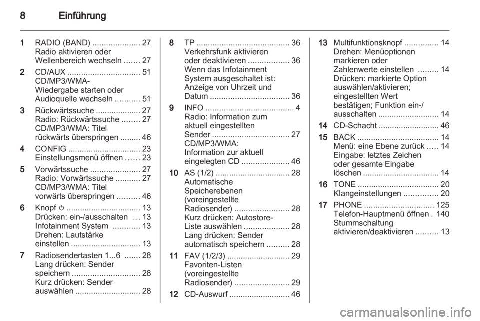 OPEL INSIGNIA 2012 Infotainment-Handbuch (in German) OPEL INSIGNIA 2012 Infotainment-Handbuch (in German)