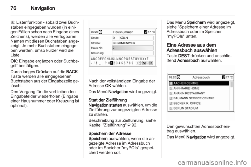 OPEL INSIGNIA 2012 Infotainment-Handbuch (in German) OPEL INSIGNIA 2012 Infotainment-Handbuch (in German)