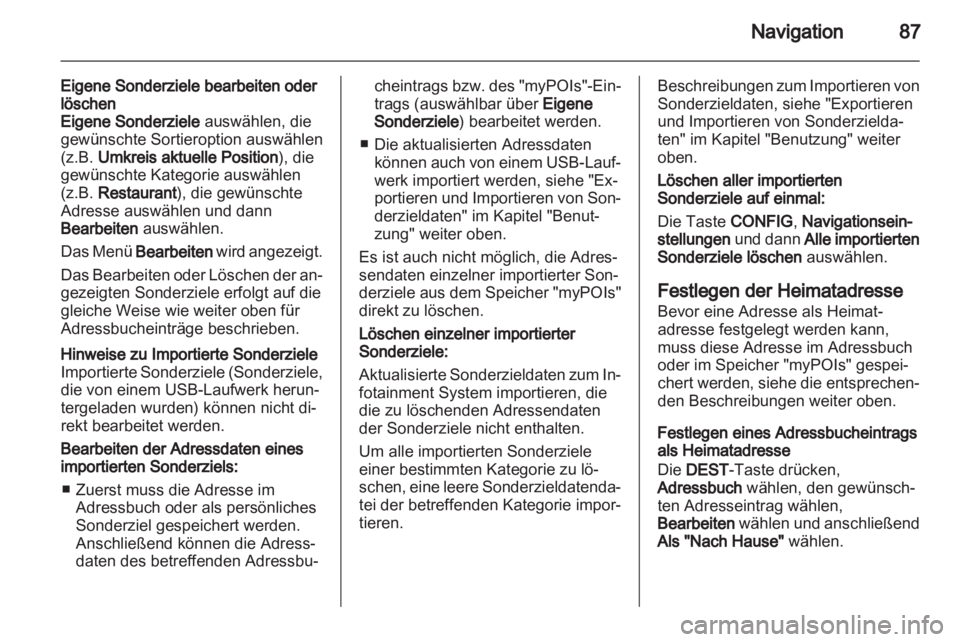OPEL INSIGNIA 2012 Infotainment-Handbuch (in German) OPEL INSIGNIA 2012 Infotainment-Handbuch (in German)