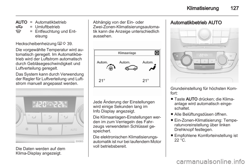 OPEL INSIGNIA 2012 Betriebsanleitung (in German) OPEL INSIGNIA 2012 Betriebsanleitung (in German)