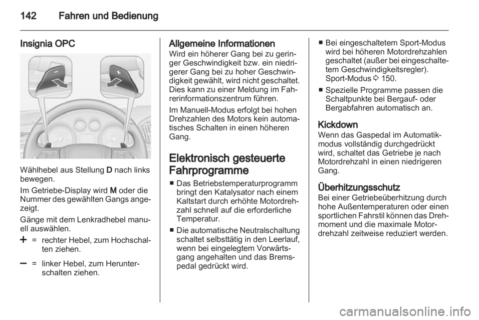 OPEL INSIGNIA 2012  Betriebsanleitung (in German) 