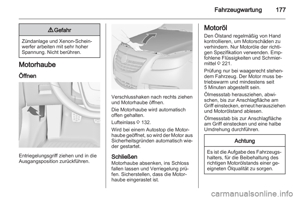 OPEL INSIGNIA 2012  Betriebsanleitung (in German) 