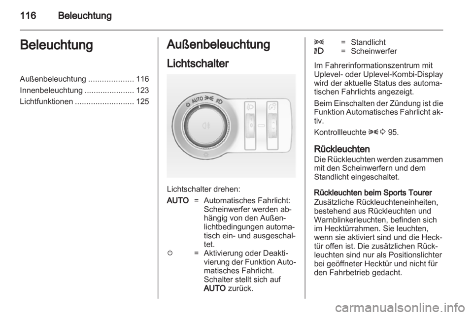 OPEL INSIGNIA 2012.5  Betriebsanleitung (in German) 