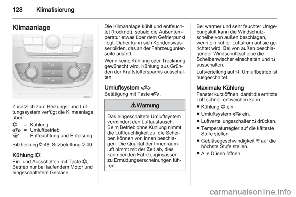 OPEL INSIGNIA 2012.5  Betriebsanleitung (in German) 