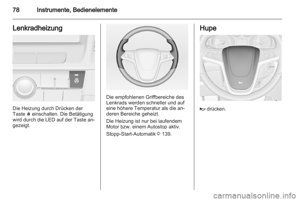 OPEL INSIGNIA 2012.5 Betriebsanleitung (in German) OPEL INSIGNIA 2012.5 Betriebsanleitung (in German)