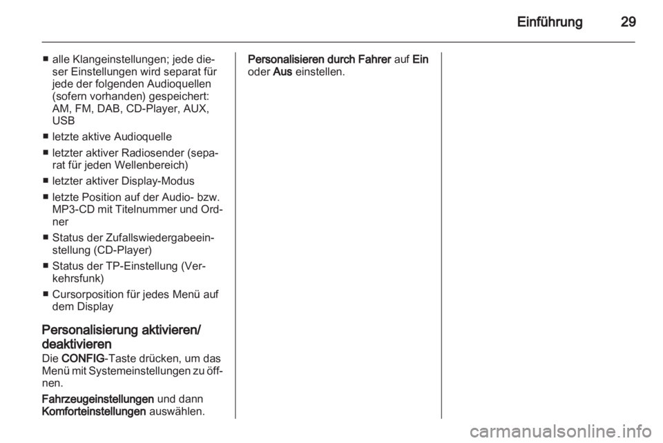OPEL INSIGNIA 2013 Infotainment-Handbuch (in German) OPEL INSIGNIA 2013 Infotainment-Handbuch (in German)