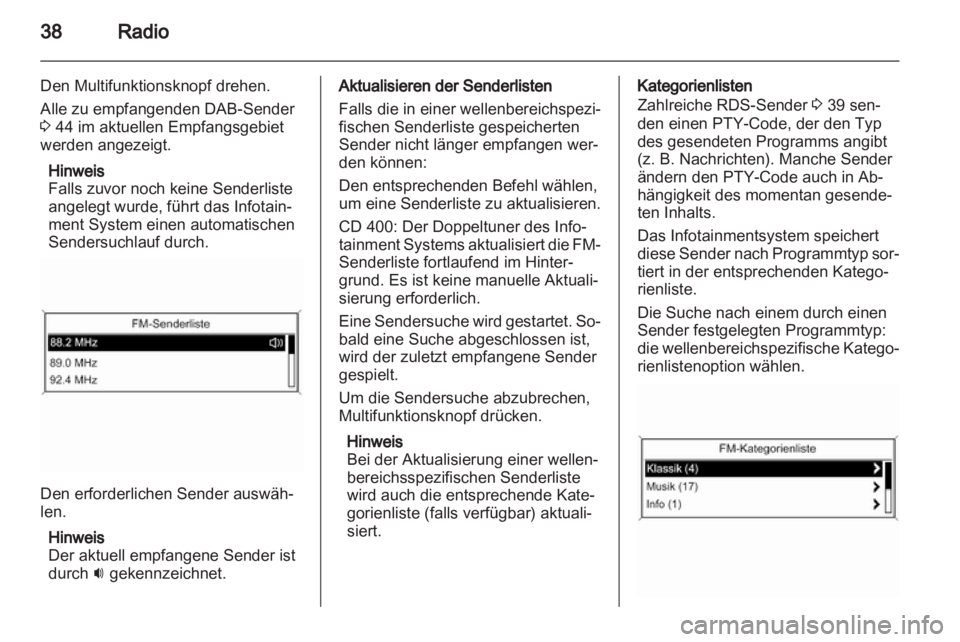 OPEL INSIGNIA 2013 Infotainment-Handbuch (in German) OPEL INSIGNIA 2013 Infotainment-Handbuch (in German)