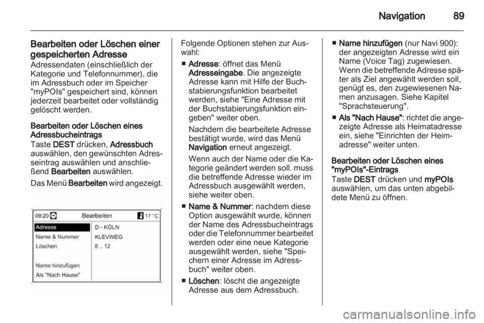 OPEL INSIGNIA 2013 Infotainment-Handbuch (in German) OPEL INSIGNIA 2013 Infotainment-Handbuch (in German)