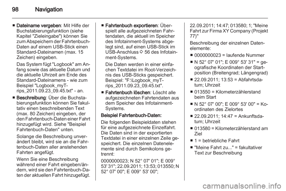 OPEL INSIGNIA 2013 Infotainment-Handbuch (in German) OPEL INSIGNIA 2013 Infotainment-Handbuch (in German)