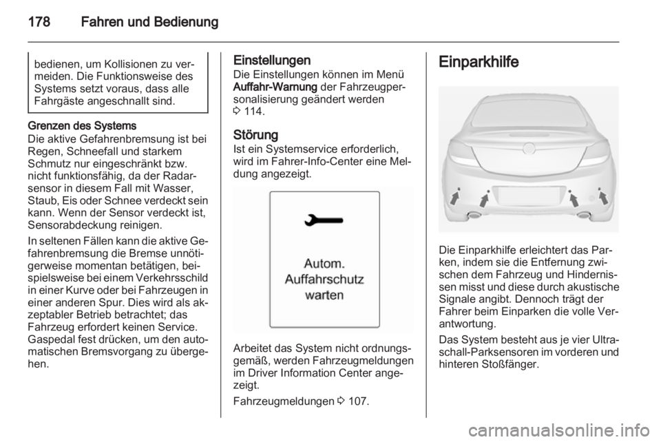 OPEL INSIGNIA 2013  Betriebsanleitung (in German) 