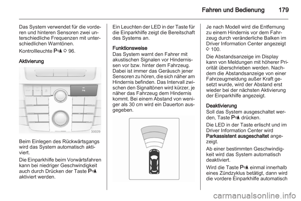 OPEL INSIGNIA 2013  Betriebsanleitung (in German) 