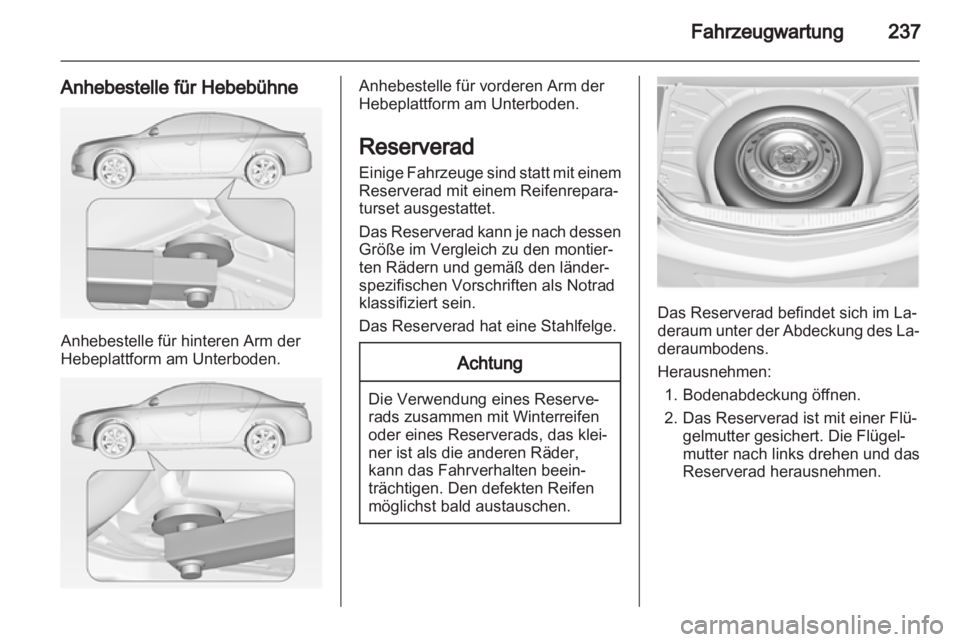 OPEL INSIGNIA 2013  Betriebsanleitung (in German) 
