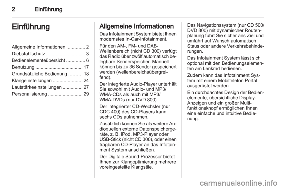 OPEL MERIVA 2011  Infotainment-Handbuch (in German) 