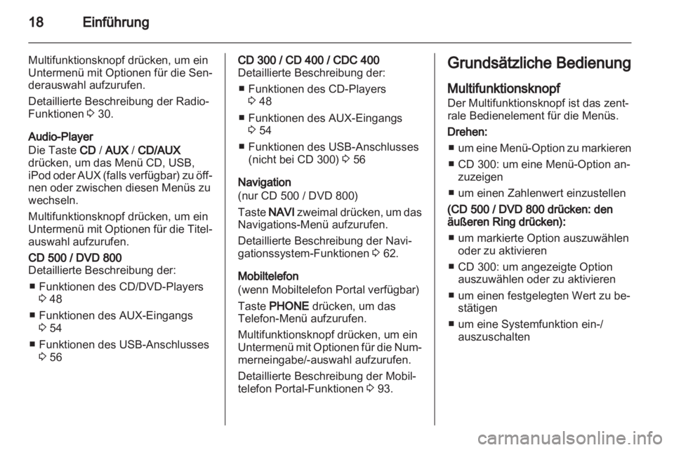 OPEL MERIVA 2011  Infotainment-Handbuch (in German) 