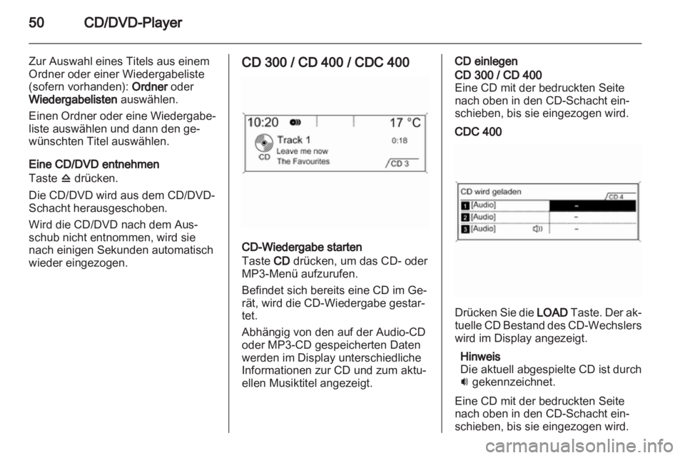 OPEL MERIVA 2011  Infotainment-Handbuch (in German) 