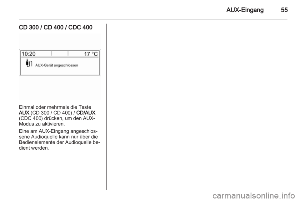 OPEL MERIVA 2011  Infotainment-Handbuch (in German) 