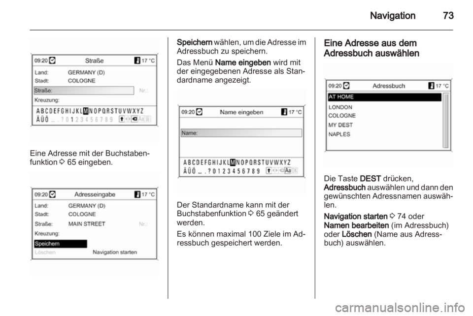 OPEL MERIVA 2011 Infotainment-Handbuch (in German) OPEL MERIVA 2011 Infotainment-Handbuch (in German)