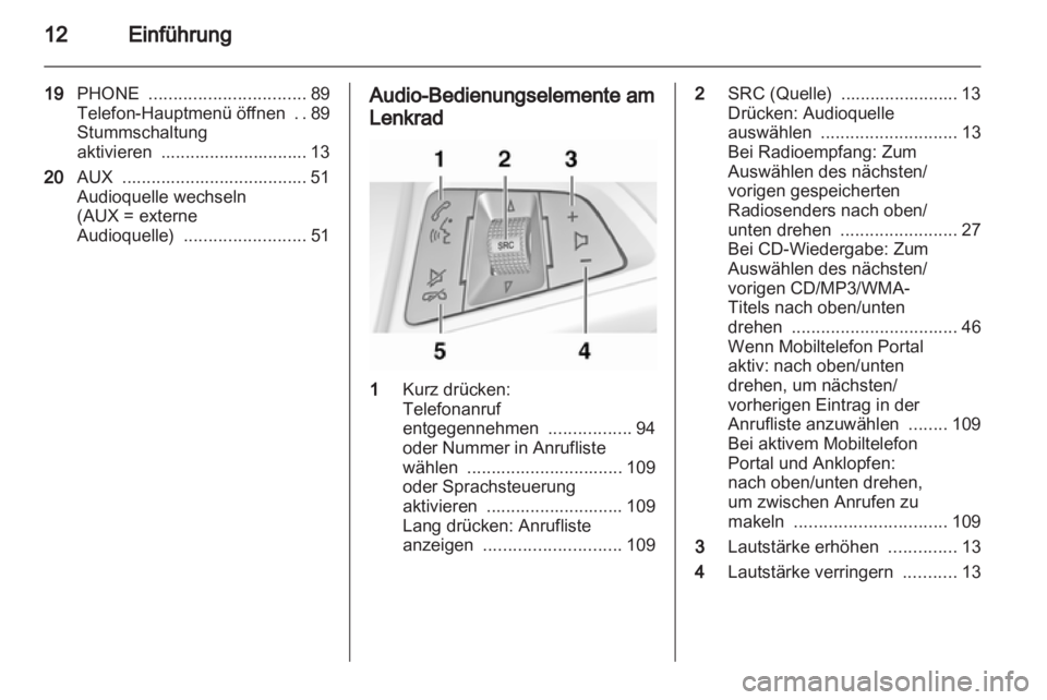 OPEL MERIVA 2011.25  Infotainment-Handbuch (in German) 