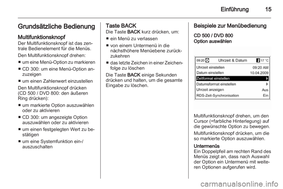 OPEL MERIVA 2011.25  Infotainment-Handbuch (in German) 