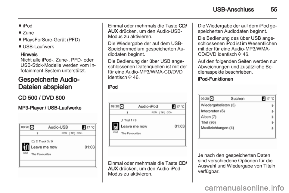 OPEL MERIVA 2011.25  Infotainment-Handbuch (in German) 