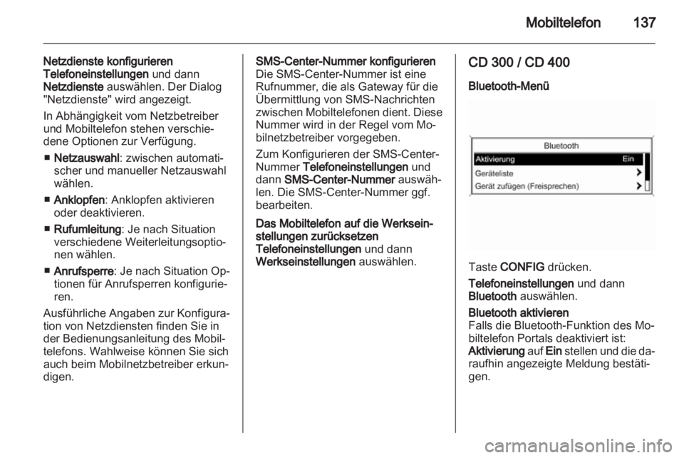 OPEL MERIVA 2012 Infotainment-Handbuch (in German) OPEL MERIVA 2012 Infotainment-Handbuch (in German)