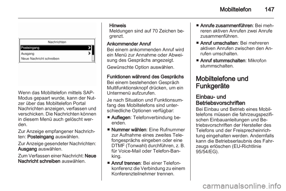 OPEL MERIVA 2013  Infotainment-Handbuch (in German) 