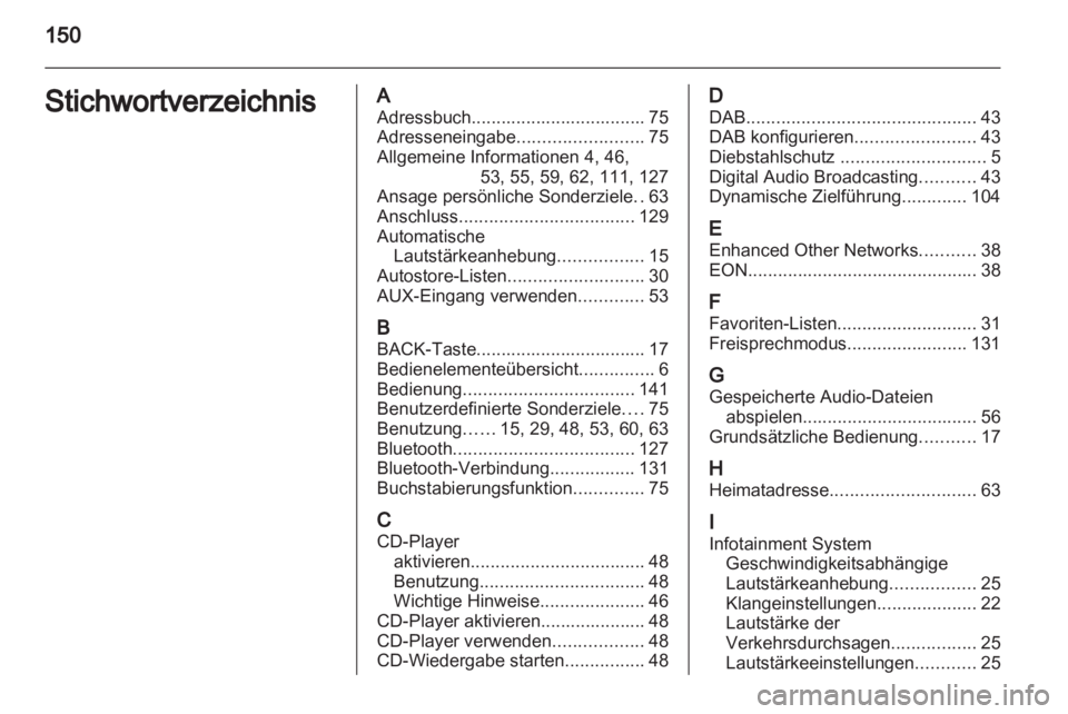 OPEL MERIVA 2013  Infotainment-Handbuch (in German) 