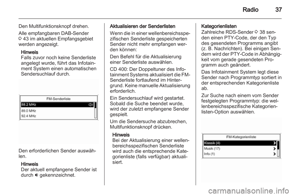 OPEL MERIVA 2013  Infotainment-Handbuch (in German) 