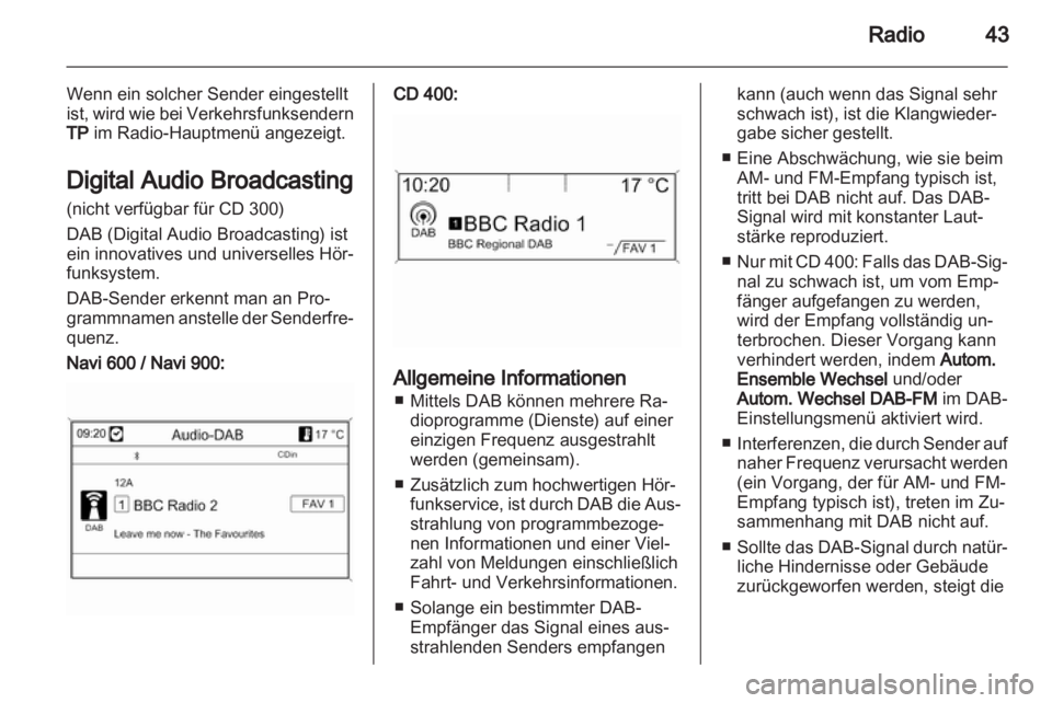 OPEL MERIVA 2013  Infotainment-Handbuch (in German) 