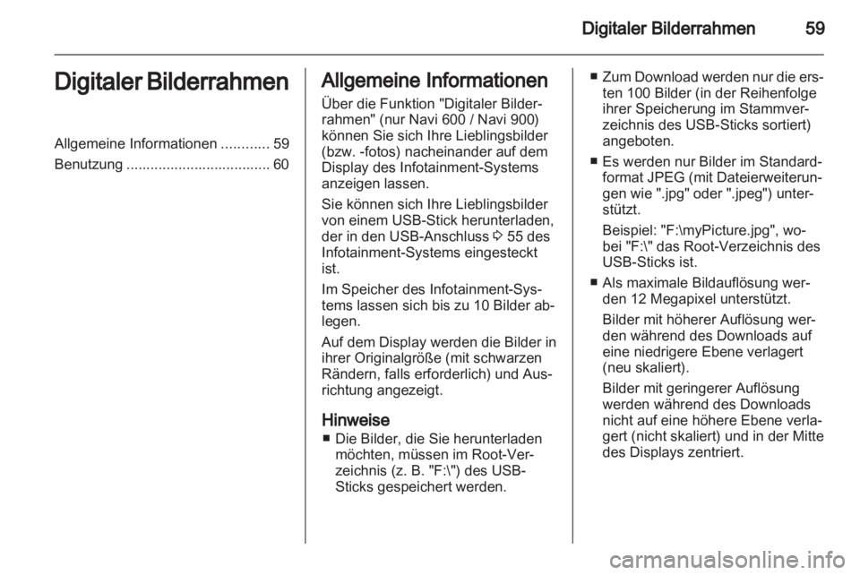 OPEL MERIVA 2013  Infotainment-Handbuch (in German) 