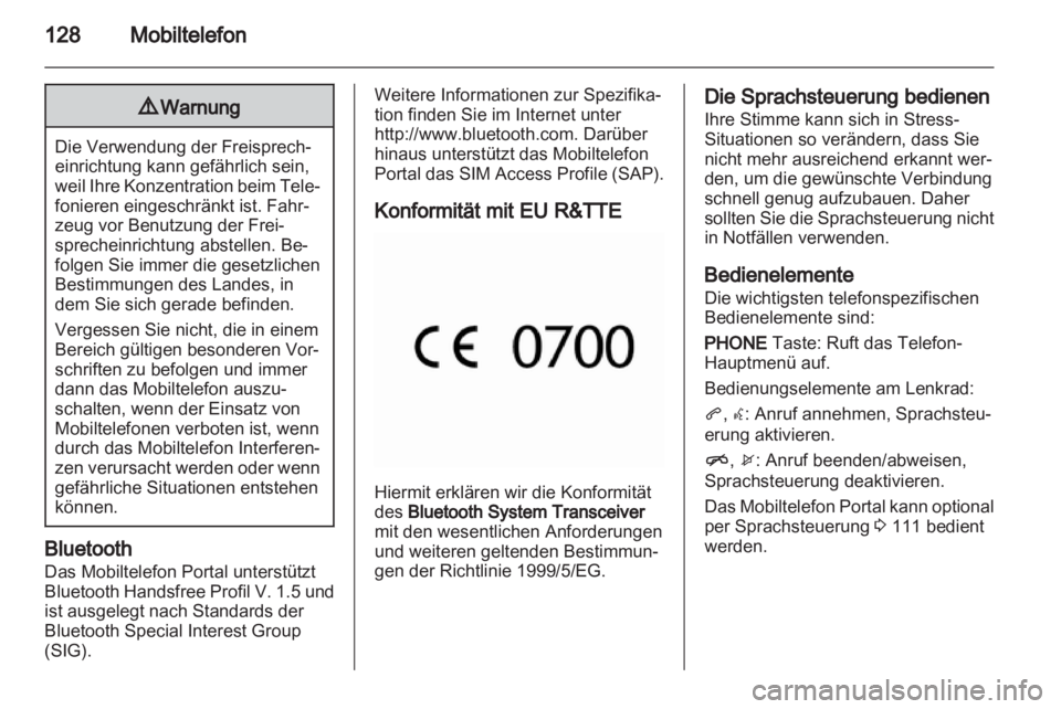 OPEL MERIVA 2013.5 Infotainment-Handbuch (in German) OPEL MERIVA 2013.5 Infotainment-Handbuch (in German)