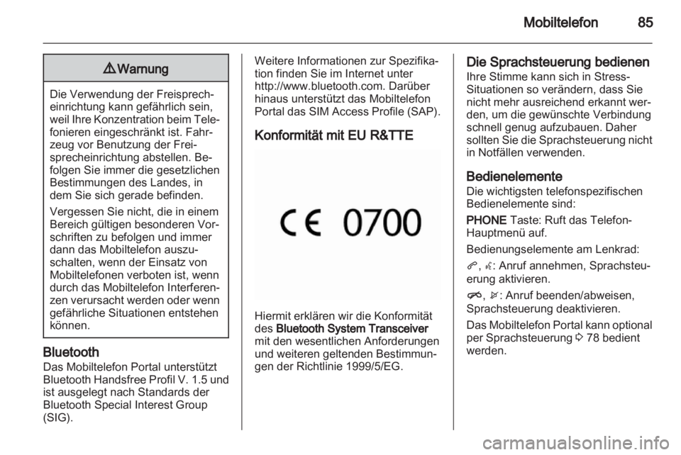 OPEL MOKKA 2013 Infotainment-Handbuch (in German) OPEL MOKKA 2013 Infotainment-Handbuch (in German)