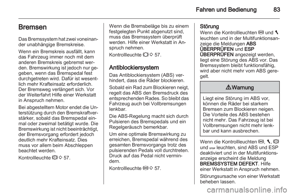 OPEL MOVANO_B 2010.5  Betriebsanleitung (in German) 