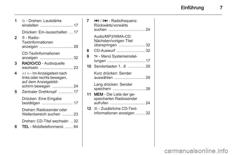 OPEL MOVANO_B 2012 Infotainment-Handbuch (in German) OPEL MOVANO_B 2012 Infotainment-Handbuch (in German)