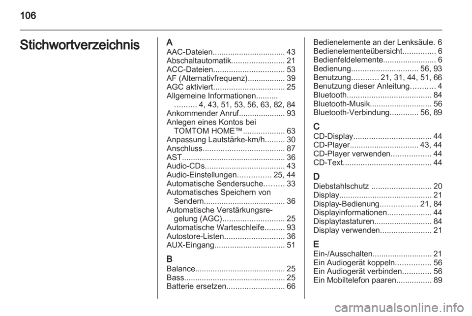 OPEL VIVARO 2012.5  Infotainment-Handbuch (in German) 