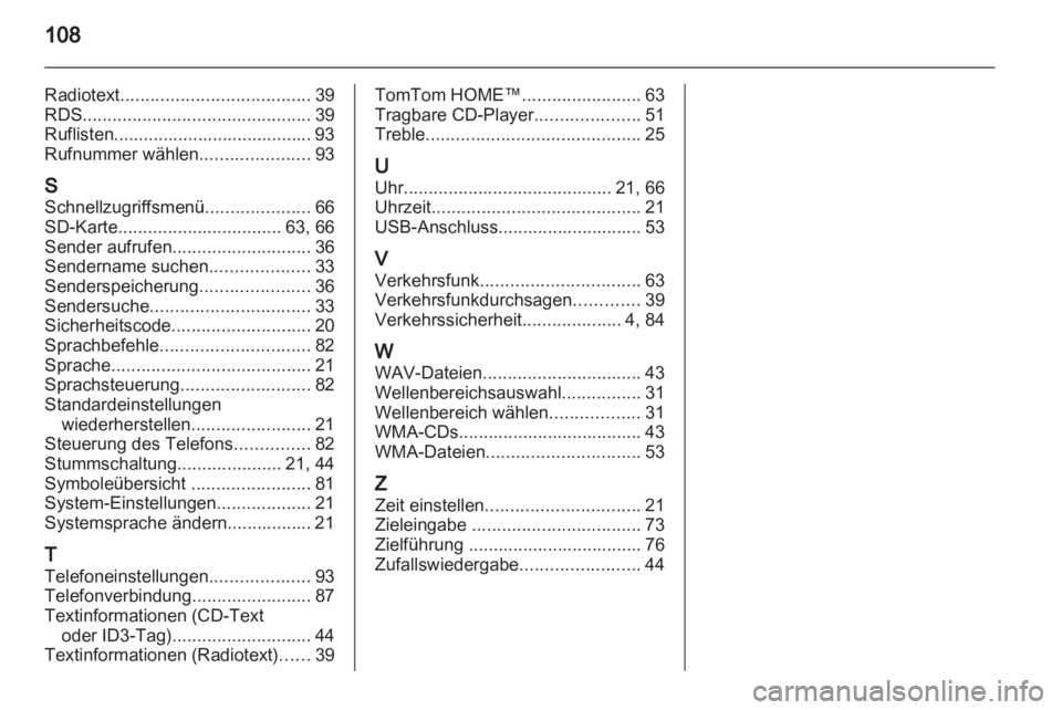 OPEL VIVARO 2012.5  Infotainment-Handbuch (in German) 